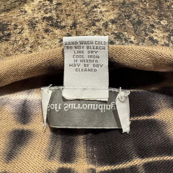 Vintage Soft Surroundings Cardigan Boho Western Festival Fringe Tie Dye Medium - Picture 4 of 6